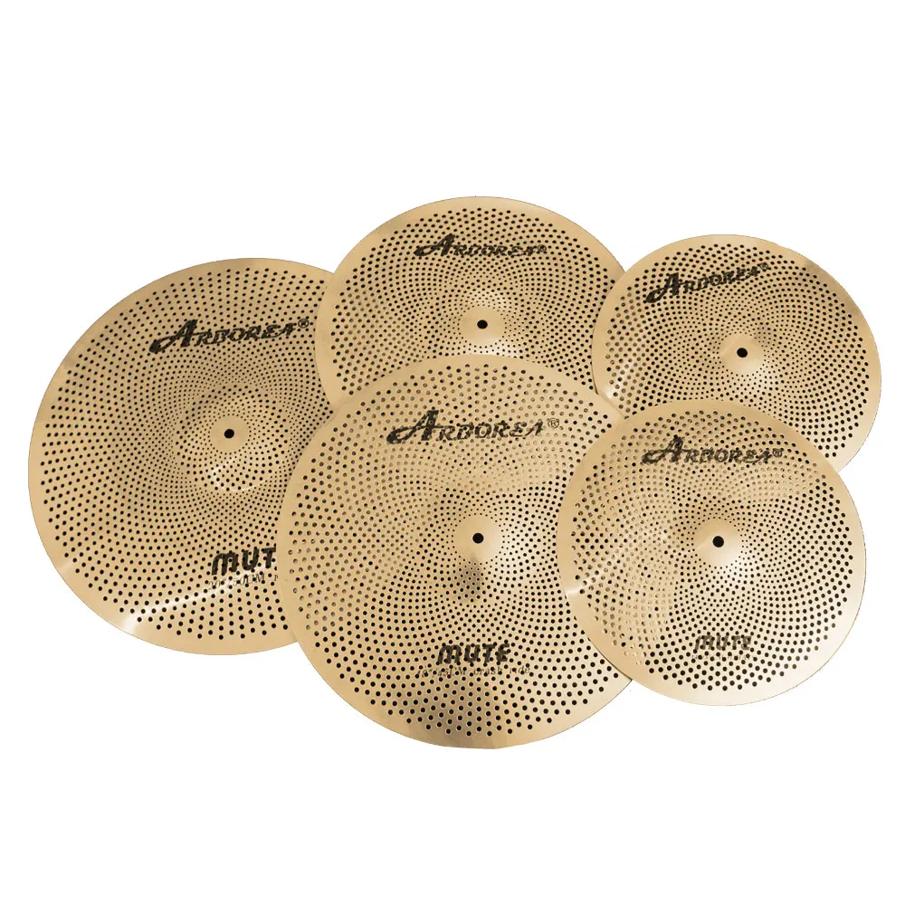 Arborea Golden Mute Cymbal, 14"hihat+16"crash+18"crash+20"ride, high quality handmade mute cymbal
Arborea Golden Mute Cymbal, 14"hihat+16"crash+18"crash+20"ride, high quality handmade mute cymbal