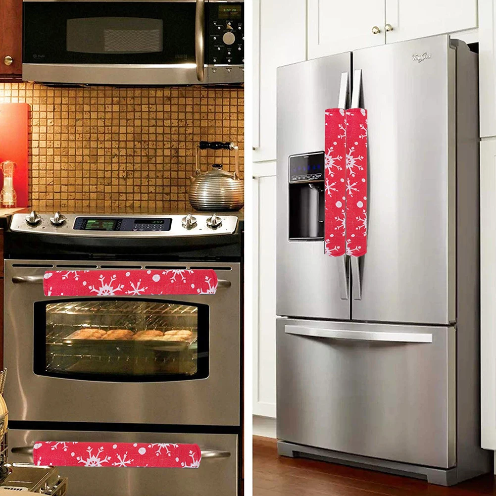 6Pcs Refrigerator Handle Covers Christmas Theme Soft Elastic Door Handle Protectors for Kitchen Appliance Fingerprint Water
6Pcs Refrigerator Handle Covers Christmas Theme Soft Elastic Door Handle Protectors for Kitchen Appliance Fingerprint Water