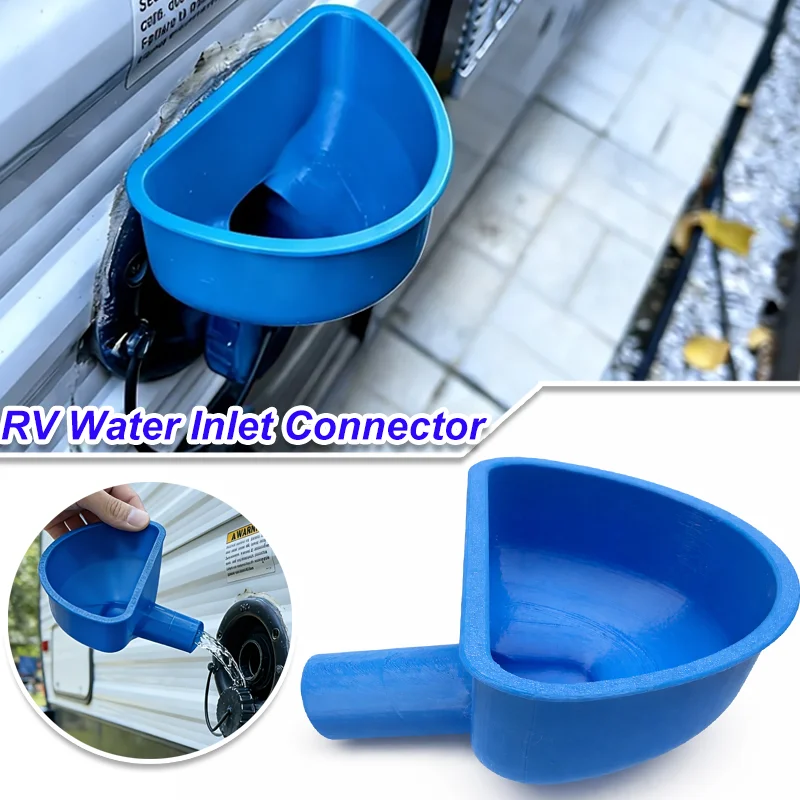 1pc RV Fresh Water Tank Filler Funnel Water Inlet Connector Easy Install Utility Funnel for RV, Trailer & Camping Accessories
1pc RV Fresh Water Tank Filler Funnel Water Inlet Connector Easy Install Utility Funnel for RV, Trailer & Camping Accessories