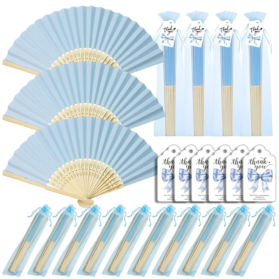 30pcs Elegant Folding Hand Fan Set, Includes Thank You Card And Gift Bag, Bride's Bamboo Hand Fan, Suitable As Bridesmaid Gift And Wedding Decor, Perfect For Parties, Events, And Summer Accessory
30pcs Elegant Folding Hand Fan Set, Includes Thank You Card And Gift Bag, Bride's Bamboo Hand Fan, Suitable As Bridesmaid Gift And Wedding Decor, Perfect For Parties, Events, And Summer Accessory