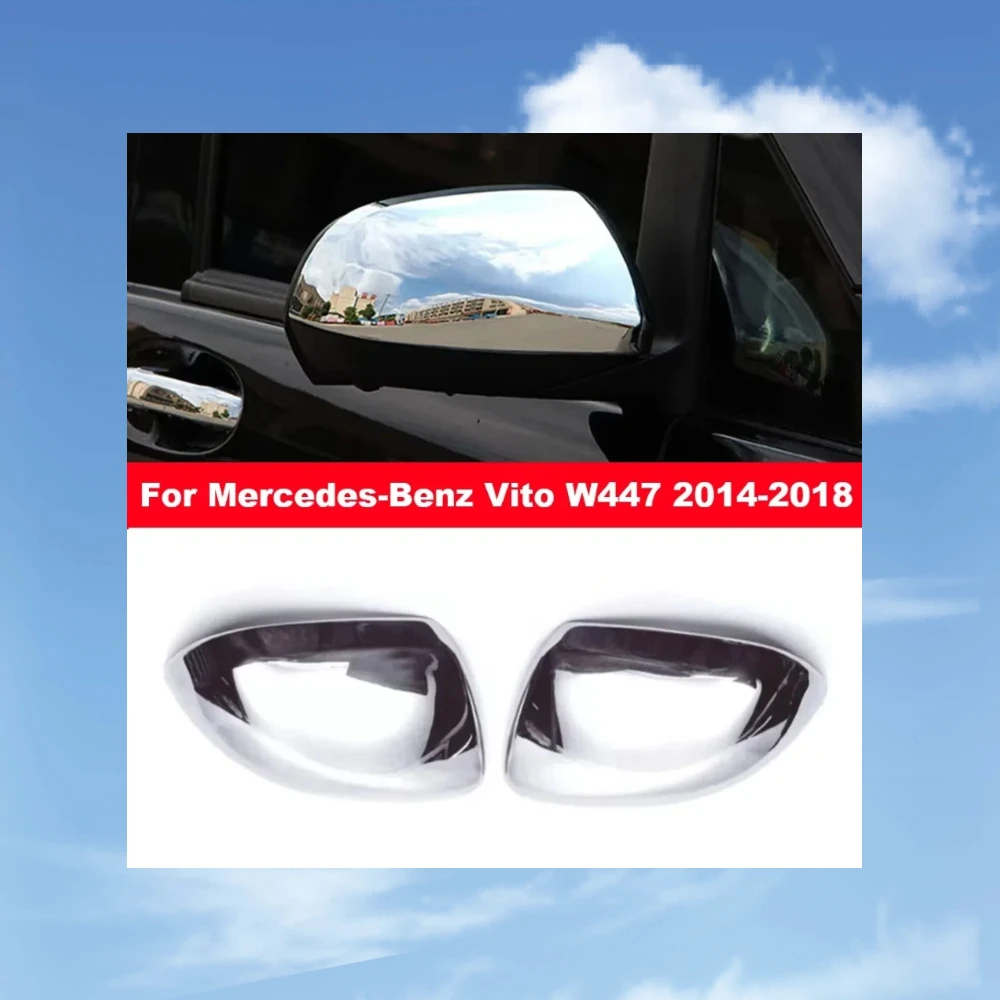 For Mercedes-Benz Vito W447 2014-2018 Car Sticker Rearview Side Mirror Cover Wing Cap Exterior Door Rear View Case Trim Silver
For Mercedes-Benz Vito W447 2014-2018 Car Sticker Rearview Side Mirror Cover Wing Cap Exterior Door Rear View Case Trim Silver