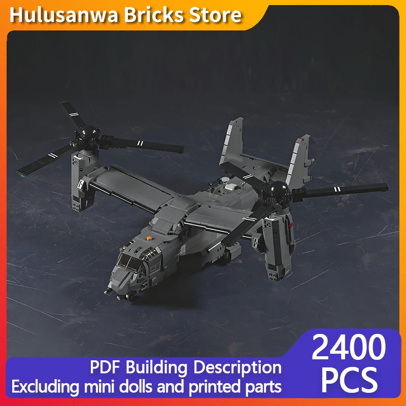 CV-22 Tiltrotor Military Aircraft Model MOC Building Bricks War Equipment Modular Technology Gifts Holiday Assemble Children Toy
CV-22 Tiltrotor Military Aircraft Model MOC Building Bricks War Equipment Modular Technology Gifts Holiday Assemble Children Toy