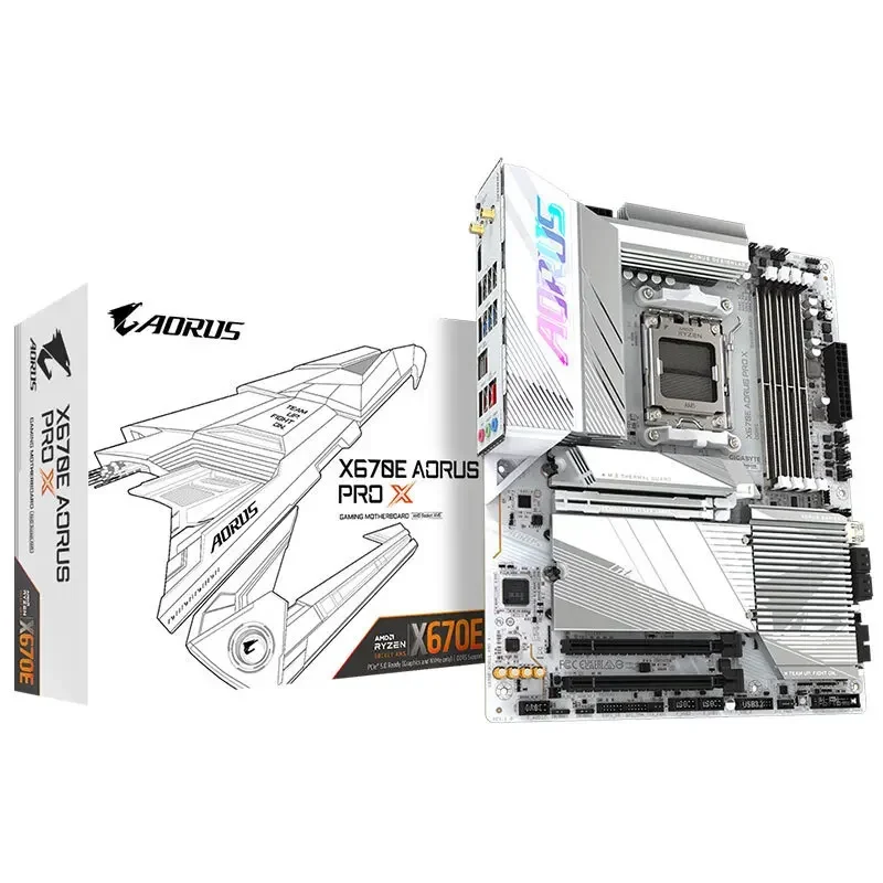 For desktop main board X670E AORUS PRO X support AM5 processor 
For desktop main board X670E AORUS PRO X support AM5 processor