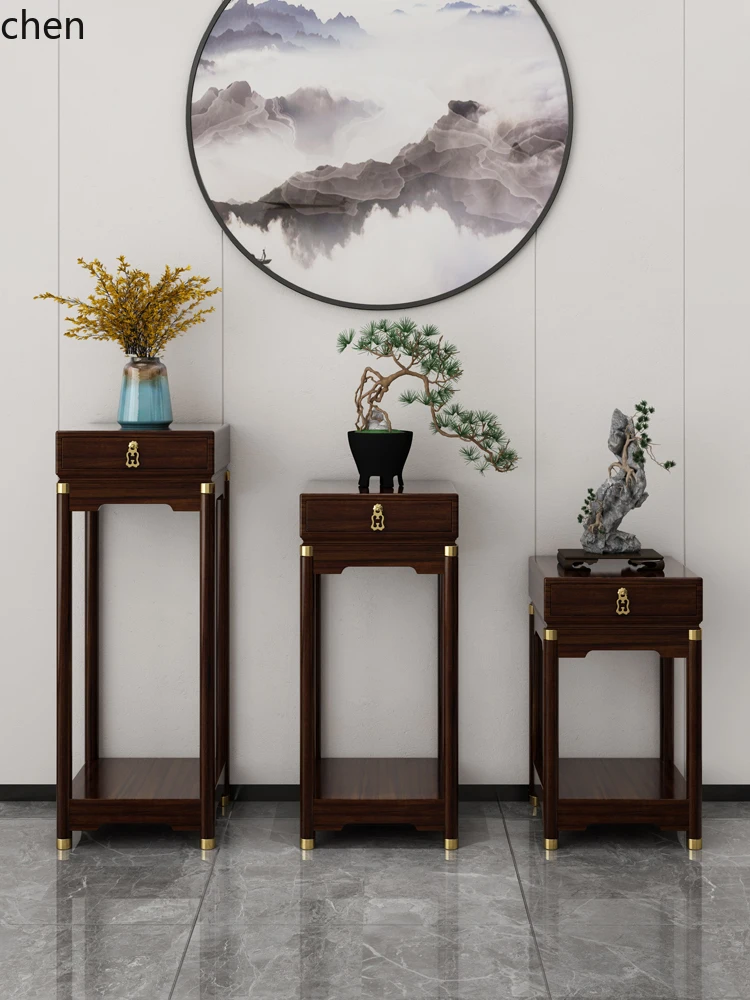 HT Flower Stand Solid Wood Balcony Antique Style Home Floor-standing Living Room Fish Tank Indoor Storage Rack
HT Flower Stand Solid Wood Balcony Antique Style Home Floor-standing Living Room Fish Tank Indoor Storage Rack