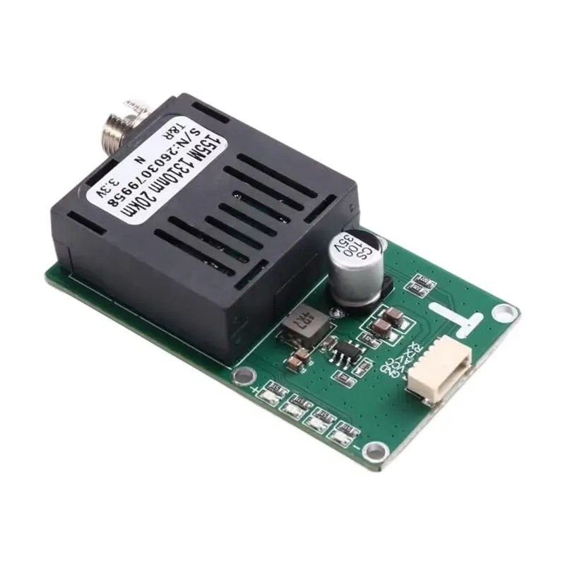 FEDI-20KM TTL Optical Transceiver Module FC For FPV Drone Fiber Optic Port CRSF/UART/SUBS Optical Terminal Equipment TX
FEDI-20KM TTL Optical Transceiver Module FC For FPV Drone Fiber Optic Port CRSF/UART/SUBS Optical Terminal Equipment TX