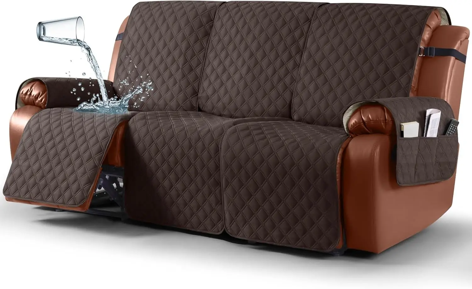 Водонепроницаемый чехол для дивана-реклайнера, моющийся защитный чехол для мебели с эластичными ремнями для домашних животных и детей, цвет шоколадный, 3-местный
Водонепроницаемый чехол для дивана-реклайнера, моющийся защитный чехол для мебели с эластичными ремнями для домашних животных и детей, цвет шоколадный, 3-местный