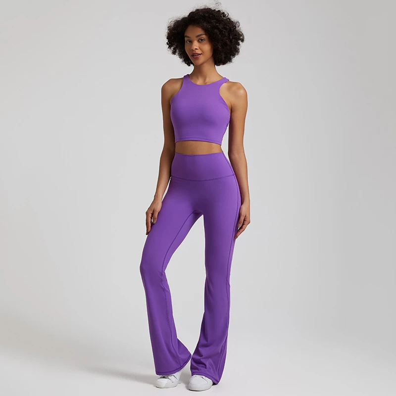 2pcs Summer Seamless Yoga Set Top Women Gym Clothes Sport Suit High Waist Flared Leggings Fitness Bra Set Running Workout Outfit
2pcs Summer Seamless Yoga Set Top Women Gym Clothes Sport Suit High Waist Flared Leggings Fitness Bra Set Running Workout Outfit