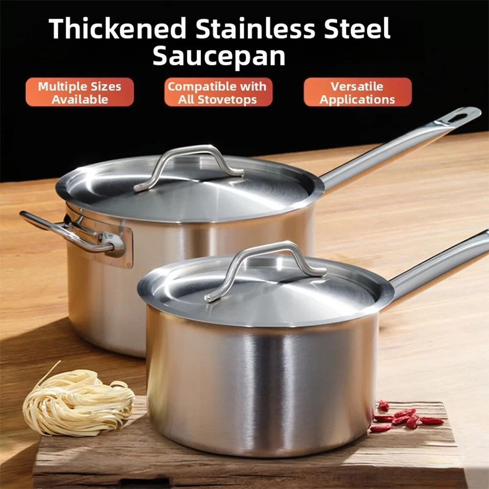 Thickened Composite Bottom Silver Stainless Steel Soup Pot Premium Stainless Steel High-temperature Resistance
Thickened Composite Bottom Silver Stainless Steel Soup Pot Premium Stainless Steel High-temperature Resistance