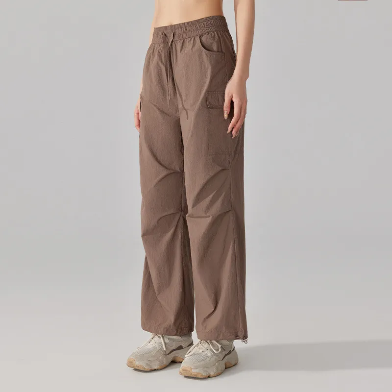 Women Gym Yoga Fitness Loose Pants Waterproof And Wind Proof Drawstring Design Quick Dry High Waist Sports Pant
Women Gym Yoga Fitness Loose Pants Waterproof And Wind Proof Drawstring Design Quick Dry High Waist Sports Pant