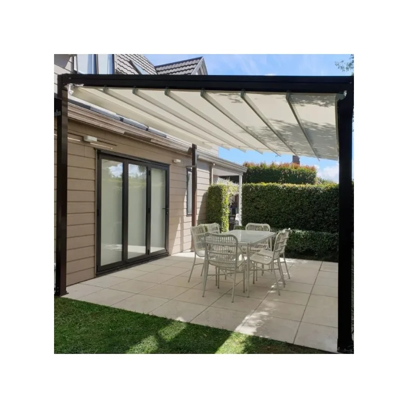 Durable Waterproof Automatic Motor Retractable Roof Pergola Stylish Outdoor Folding Canopy for Balcony & Patio Areas
Durable Waterproof Automatic Motor Retractable Roof Pergola Stylish Outdoor Folding Canopy for Balcony & Patio Areas