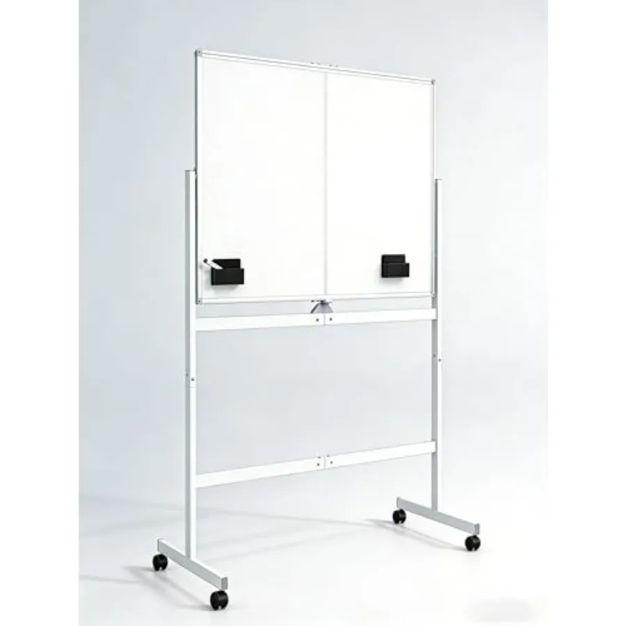 Large Rolling Magnetic Whiteboard on Wheels 48" x 32" Double-Sided Mobile White Board with Stand Portable Standing Dry Erase Bo
Large Rolling Magnetic Whiteboard on Wheels 48" x 32" Double-Sided Mobile White Board with Stand Portable Standing Dry Erase Bo