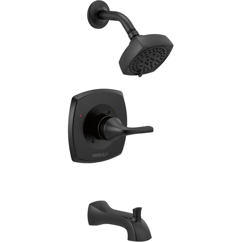 Matte Black Tub Shower Faucet Set with Shower Trim and Handle
Matte Black Tub Shower Faucet Set with Shower Trim and Handle