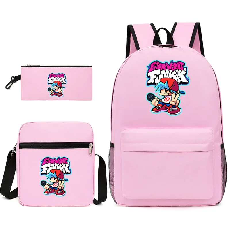 Harajuku Youthful Friday Night Funkin Print 3pcs/Set Student Travel bags Laptop Daypack Backpack Shoulder Bag Pencil Case
Harajuku Youthful Friday Night Funkin Print 3pcs/Set Student Travel bags Laptop Daypack Backpack Shoulder Bag Pencil Case
