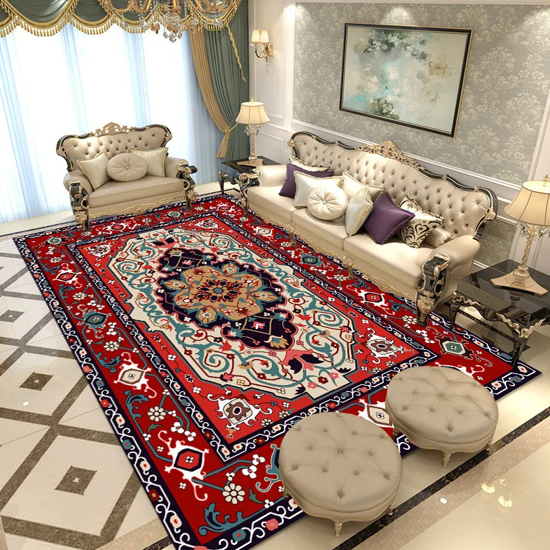 European-style Persian Living Room Rugs Home Bedroom Decor Carpet Large Area Study Lounge Rug Cloakroom Carpets Machine Washable
European-style Persian Living Room Rugs Home Bedroom Decor Carpet Large Area Study Lounge Rug Cloakroom Carpets Machine Washable