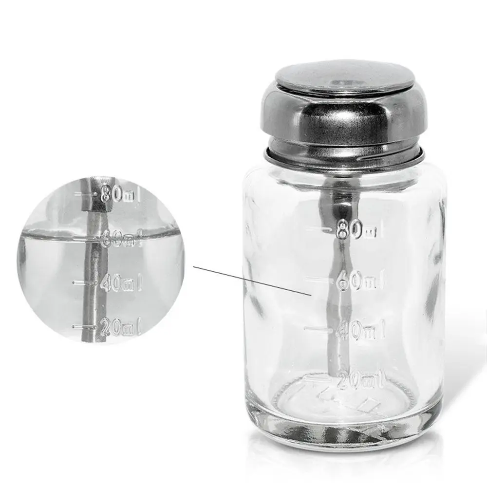 80ml Glass Press Refillable Bottles Round Top Pump Push Down Makeup Remover Bottle Thicken Empty Liquid Pump Dispenser Bottle
80ml Glass Press Refillable Bottles Round Top Pump Push Down Makeup Remover Bottle Thicken Empty Liquid Pump Dispenser Bottle