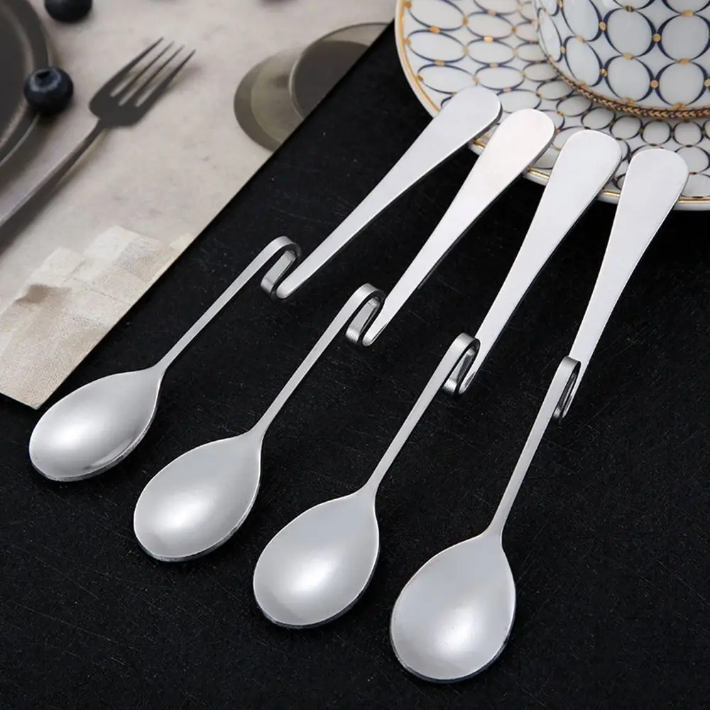 New Stainless Steel Teaspoon Twist Curved Handle Stirring Spoon Long Handled Hanging Cup Spoon
New Stainless Steel Teaspoon Twist Curved Handle Stirring Spoon Long Handled Hanging Cup Spoon