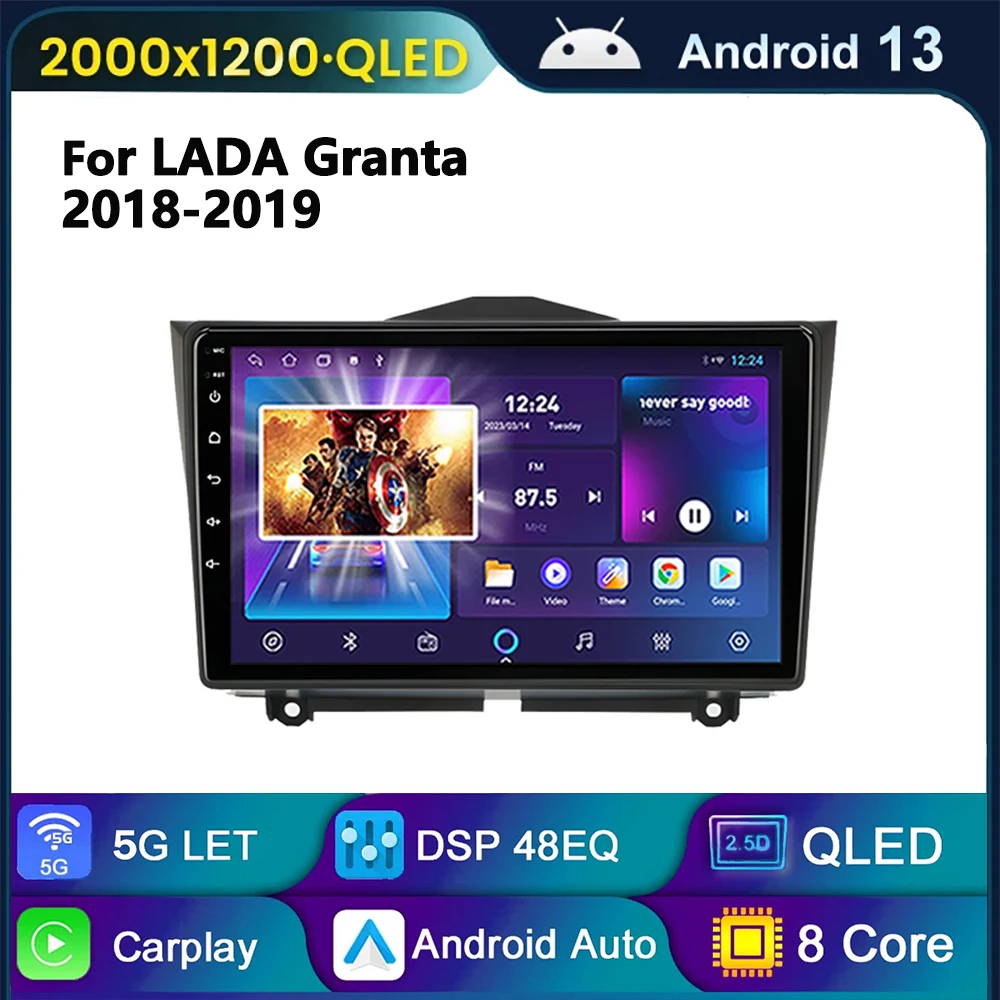For LADA BA3 Granta Cross 2018 2019 Android Car Stereo Radio Multimedia Video Player Navigation Carplay 2Din 4G WIFI Head Unit
For LADA BA3 Granta Cross 2018 2019 Android Car Stereo Radio Multimedia Video Player Navigation Carplay 2Din 4G WIFI Head Unit