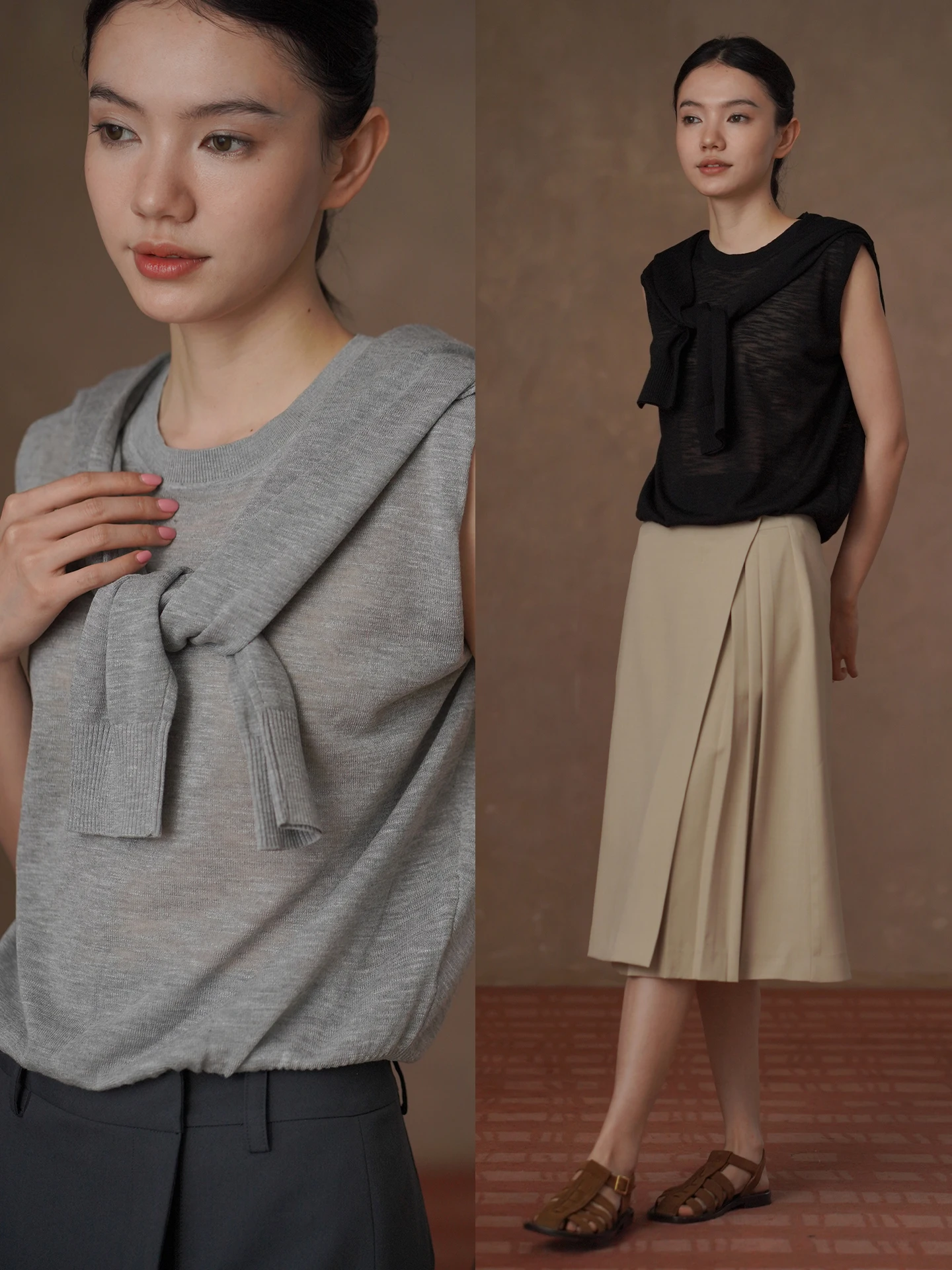 Hacikis Commute Style Women's Knitted Vest Breathable Bamboo Rayon Short Sleeve round Neck Casual Slimming Top
Hacikis Commute Style Women's Knitted Vest Breathable Bamboo Rayon Short Sleeve round Neck Casual Slimming Top