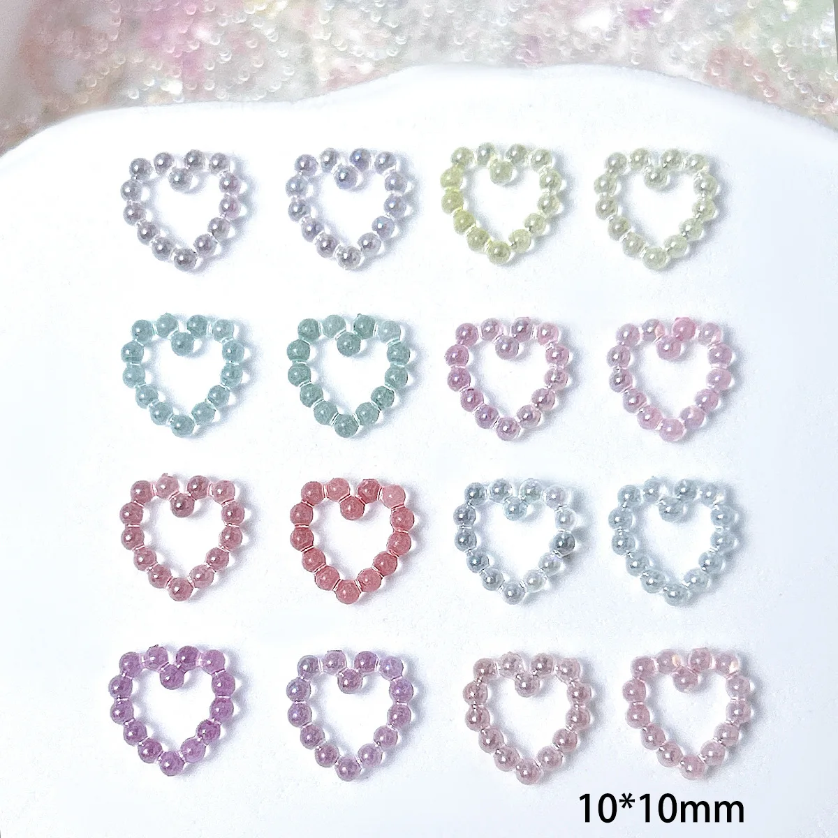 50PCS Transparent 10MM 3D Acrylic Nail Art Heart Frame Accessories Charms Parts For Nails Decoration Manicure Material Supplies
50PCS Transparent 10MM 3D Acrylic Nail Art Heart Frame Accessories Charms Parts For Nails Decoration Manicure Material Supplies