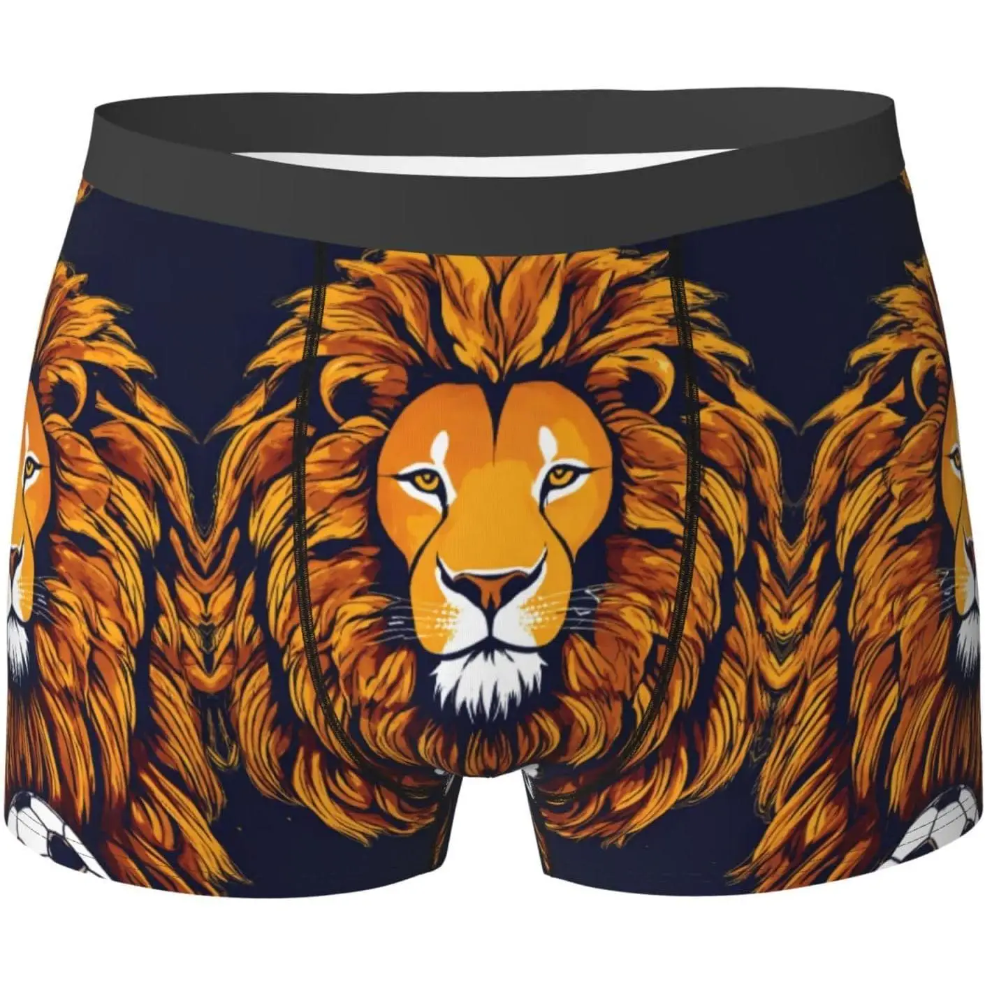 Мужские трусы-боксеры с крутым принтом льва, нижнее белье, спортивное нижнее белье, впитывающее влагу
Мужские трусы-боксеры с крутым принтом льва, нижнее белье, спортивное нижнее белье, впитывающее влагу