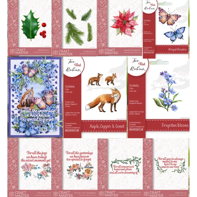For All The Joy Fox Maple Blooms Butterfly Fir Branches Poinsettia Metal Cutting Dies Embossing Diy Greeting Card 2024 New
For All The Joy Fox Maple Blooms Butterfly Fir Branches Poinsettia Metal Cutting Dies Embossing Diy Greeting Card 2024 New