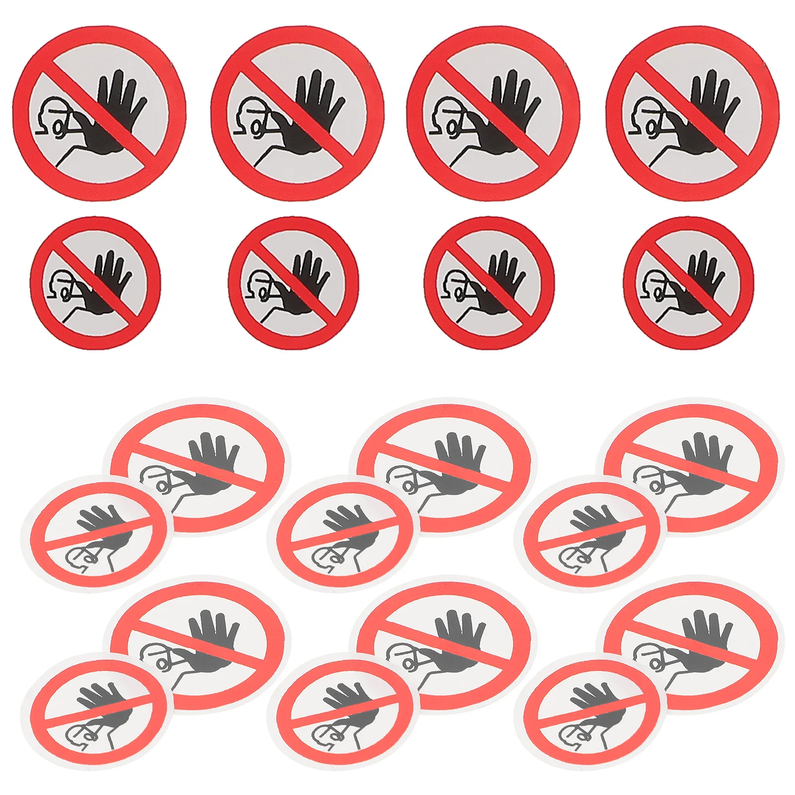 20 Pcs Self-adhesive Logo Stickers Warning Sign No Entrance Label for Indoor Labels Safety Pvc
20 Pcs Self-adhesive Logo Stickers Warning Sign No Entrance Label for Indoor Labels Safety Pvc