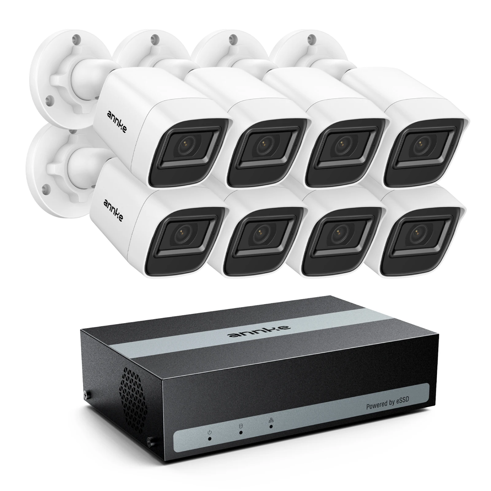 Annke 8CH 1080P HD TVI Bullet камера безопасности DVR комплект 8 шт. Объектив для обнаружения людей/автомобилей 3,6 мм водонепроницаемый аудио видеонаблюдение
Annke 8CH 1080P HD TVI Bullet камера безопасности DVR комплект 8 шт. Объектив для обнаружения людей/автомобилей 3,6 мм водонепроницаемый аудио видеонаблюдение