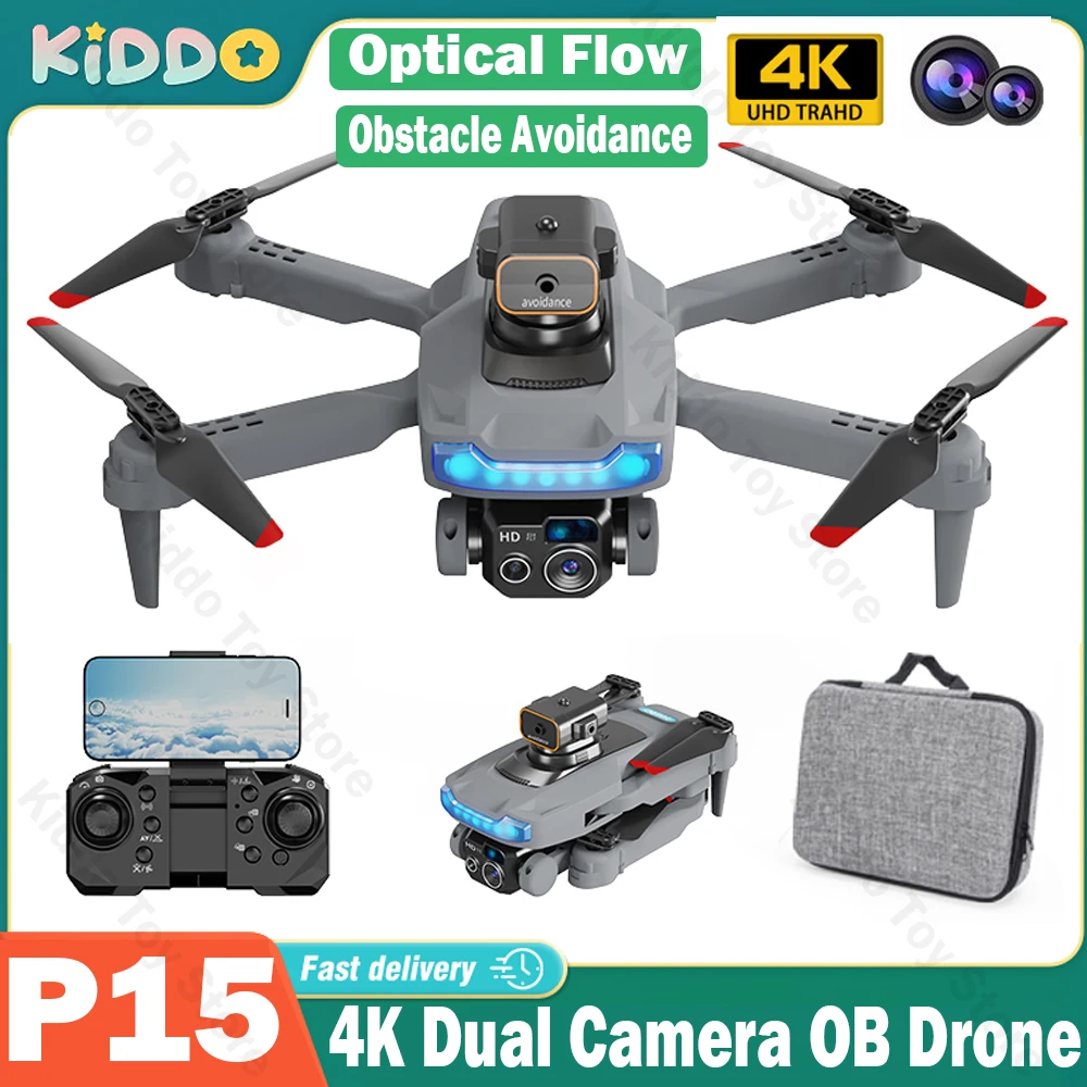 Профессиональный Квадрокоптер P15 RC с двойной камерой 4K обход препятствий летательный аппарат оптический поток фиксированная высота складной вертолет
Профессиональный Квадрокоптер P15 RC с двойной камерой 4K обход препятствий летательный аппарат оптический поток фиксированная высота складной вертолет