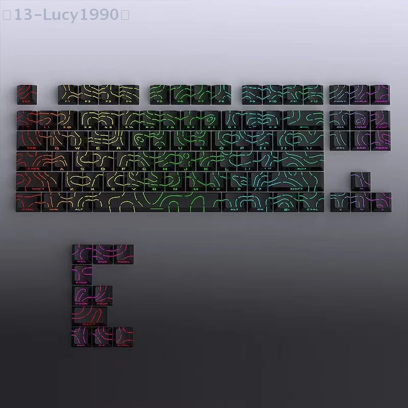 Keycaps 4.0 Version Shine Through 97 Key PBT Profile Side Print Backlit For MX Gamer Mechanical Keyboard
Keycaps 4.0 Version Shine Through 97 Key PBT Profile Side Print Backlit For MX Gamer Mechanical Keyboard