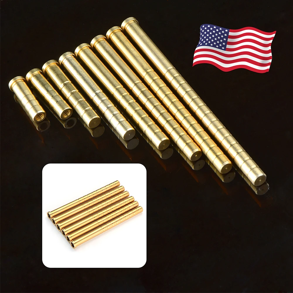 12 шт. латунных вставок для стрел (38/50/100/150/200/250/300 гран) для карбоновых стрел с внутренним диаметром 6,2 мм, для стрельбы из лука и охоты
12 шт. латунных вставок для стрел (38/50/100/150/200/250/300 гран) для карбоновых стрел с внутренним диаметром 6,2 мм, для стрельбы из лука и охоты