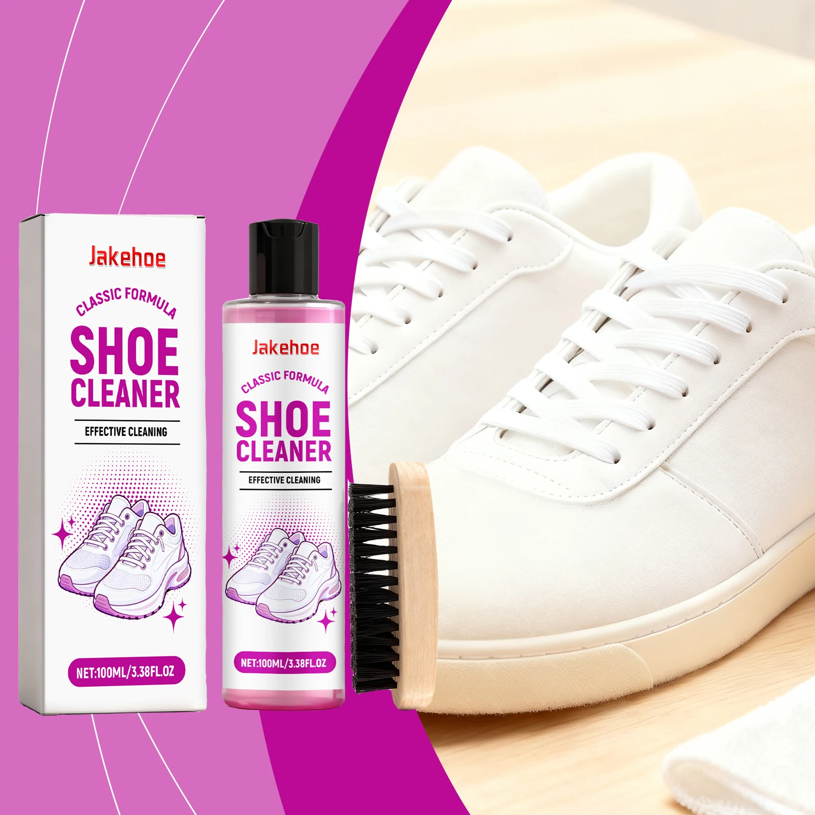 Gentle Shoe Cleaning Kit - White Sneakers Sports Shoes Stain Reducer Multi-functional Household Shoe Care & Cleaning Supplies
Gentle Shoe Cleaning Kit - White Sneakers Sports Shoes Stain Reducer Multi-functional Household Shoe Care & Cleaning Supplies