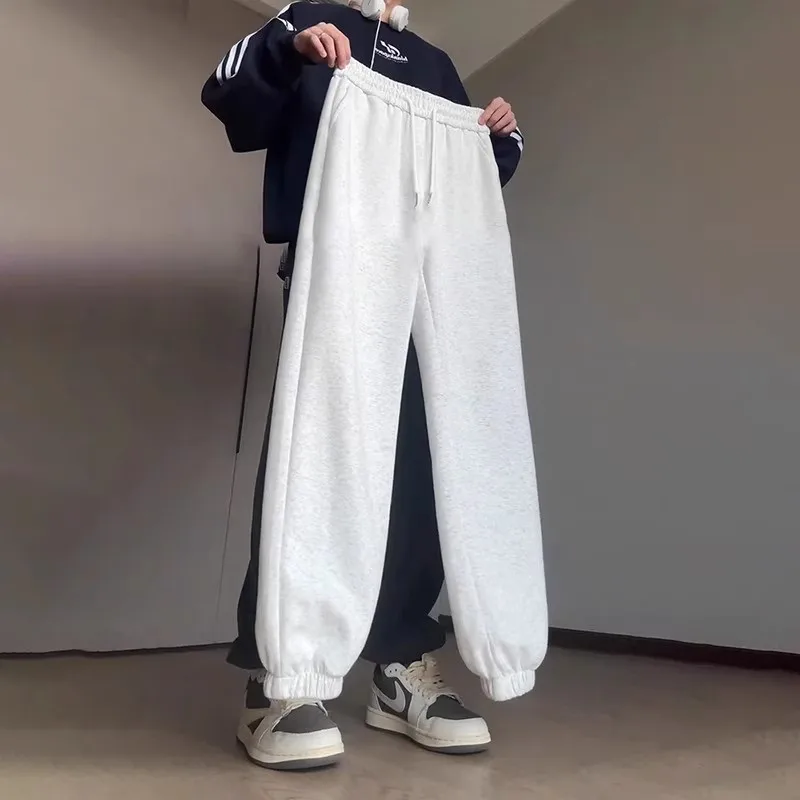 Мужские спортивные брюки на подкладке в американском стиле, осень-зима, повседневные спортивные штаны большого размера, одинаковые брюки для пары, нож
Мужские спортивные брюки на подкладке в американском стиле, осень-зима, повседневные спортивные штаны большого размера, одинаковые брюки для пары, нож