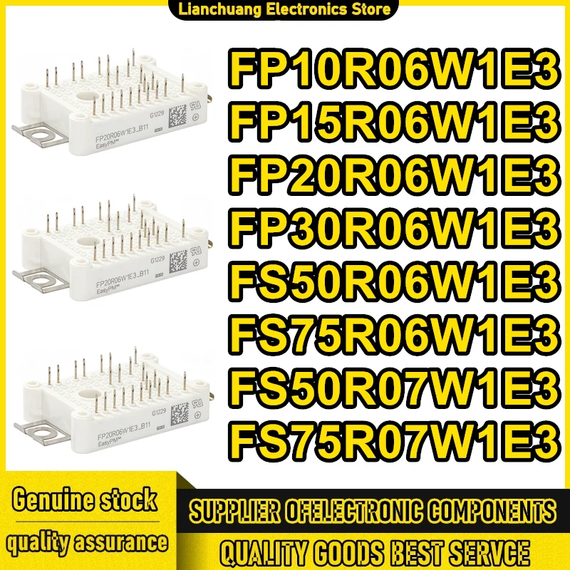New original FP10R06W1E3 FP15R06W1E3 FP20R06W1E3 FP30R06W1E3 FS50R06W1E3 FS75R06W1E3 FS50R07W1E3 FS75R07W1E3 IGBT module
New original FP10R06W1E3 FP15R06W1E3 FP20R06W1E3 FP30R06W1E3 FS50R06W1E3 FS75R06W1E3 FS50R07W1E3 FS75R07W1E3 IGBT module