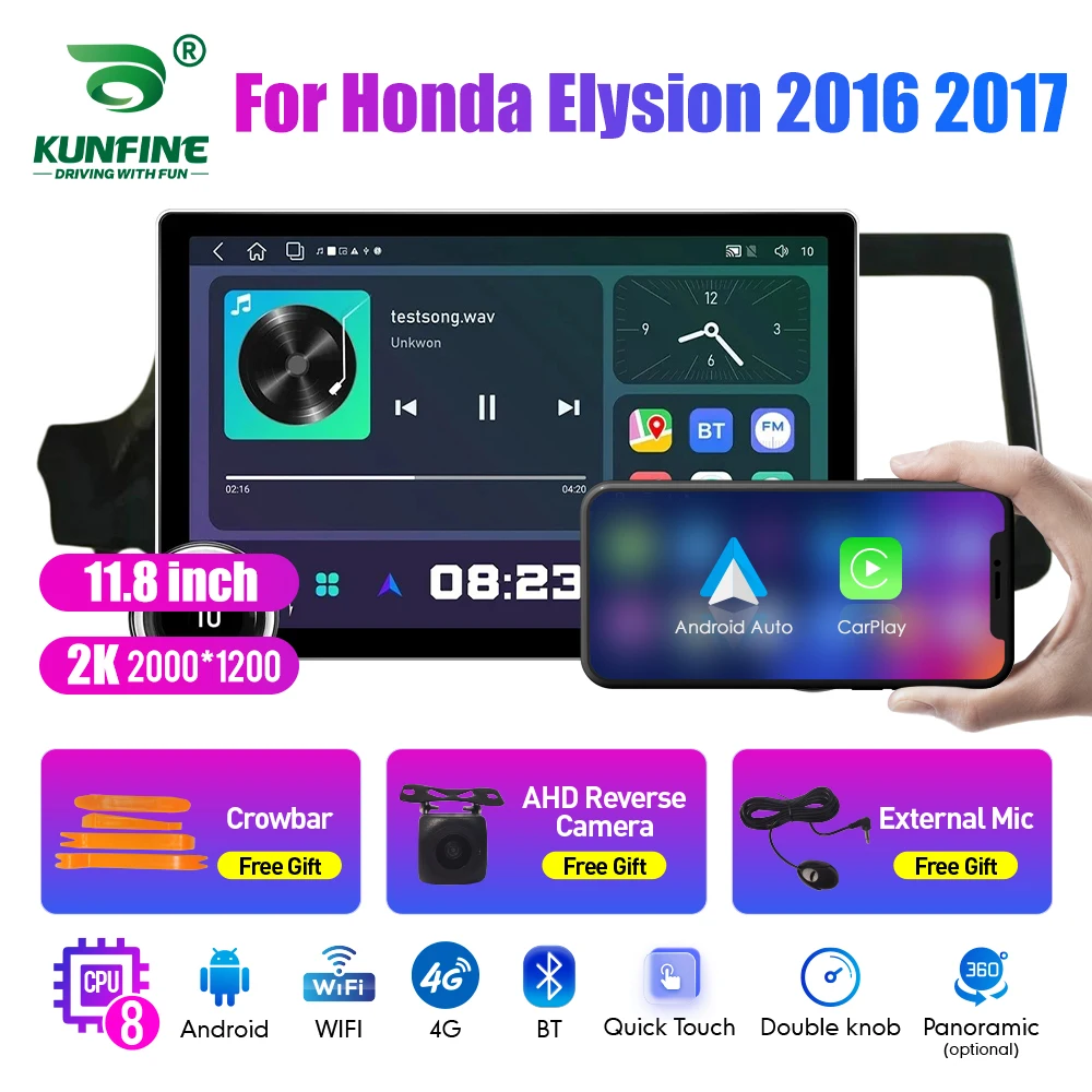 11.8 Inch 2K Double Knobs 2 Din Car Radio For Honda Elysion 2016-2017 Car Radio DVD Multimedia Video Player Android Auto Carplay
11.8 Inch 2K Double Knobs 2 Din Car Radio For Honda Elysion 2016-2017 Car Radio DVD Multimedia Video Player Android Auto Carplay