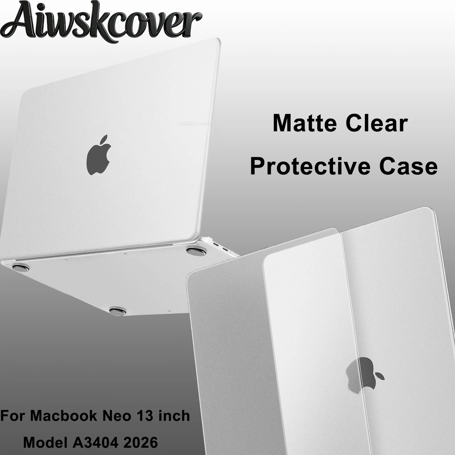 Matte Finish Case Compatible With MacBook Neo 13 inch 2026 Release Model A3404, Fingerprints Resistant Protective Hard Shell