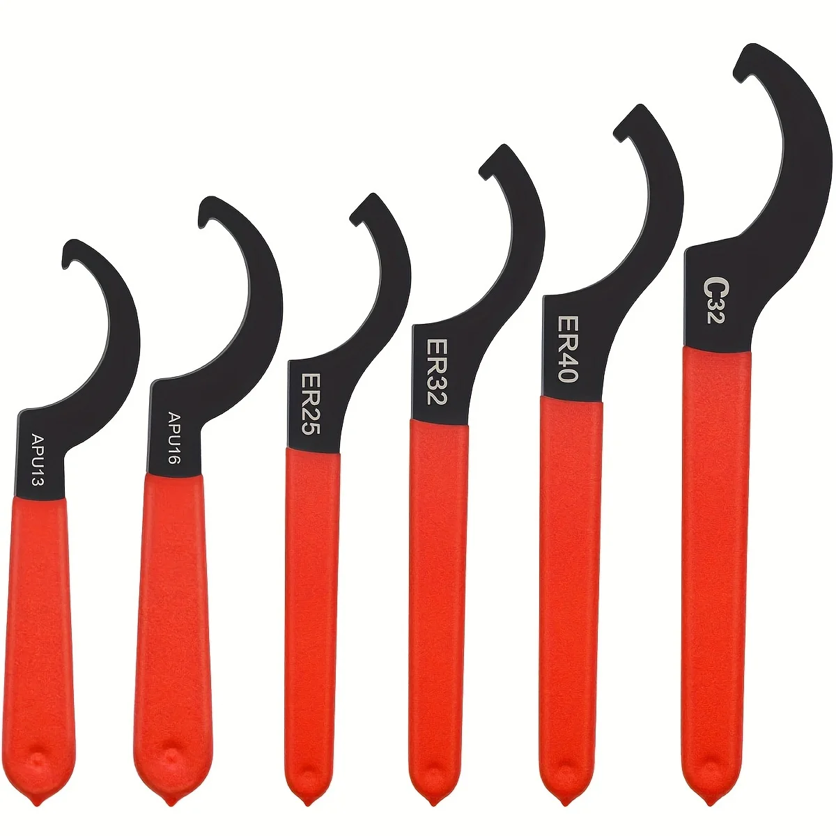 6pcs Coilover Spanner Wrench Set, Coilover Wrench, C-Shape Spanner Wrench, Shock Spanner Hook Wrench Tools, Shock Adjustment
6pcs Coilover Spanner Wrench Set, Coilover Wrench, C-Shape Spanner Wrench, Shock Spanner Hook Wrench Tools, Shock Adjustment