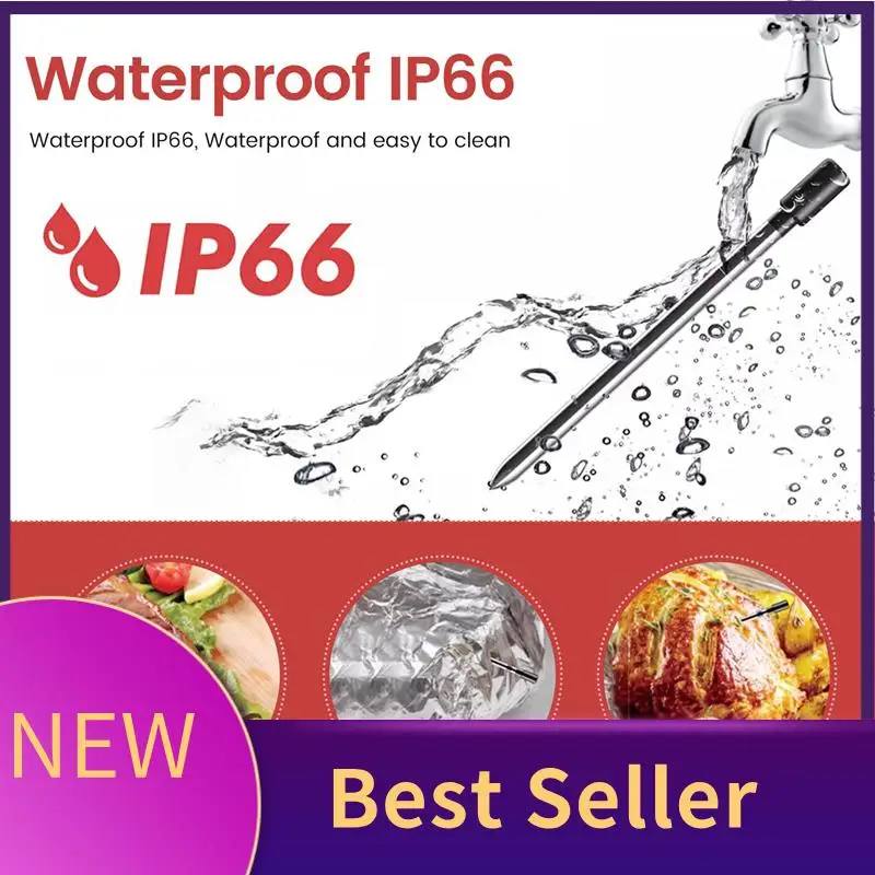 A01M-беспроводной термометр для еды, мяса, стейка, цифровой Bluetooth, аксессуары для барбекю, кухонная духовка, гриль, барбекю, умные термометры
A01M-беспроводной термометр для еды, мяса, стейка, цифровой Bluetooth, аксессуары для барбекю, кухонная духовка, гриль, барбекю, умные термометры