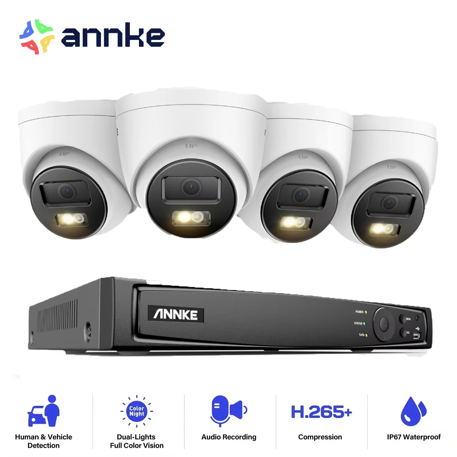Annke H.265 + 12MP система видеонаблюдения 8CH NVR умный двойной светильник комплект видеонаблюдения для обнаружения транспортных средств 12MP камера безопасности POE
Annke H.265 + 12MP система видеонаблюдения 8CH NVR умный двойной светильник комплект видеонаблюдения для обнаружения транспортных средств 12MP камера безопасности POE