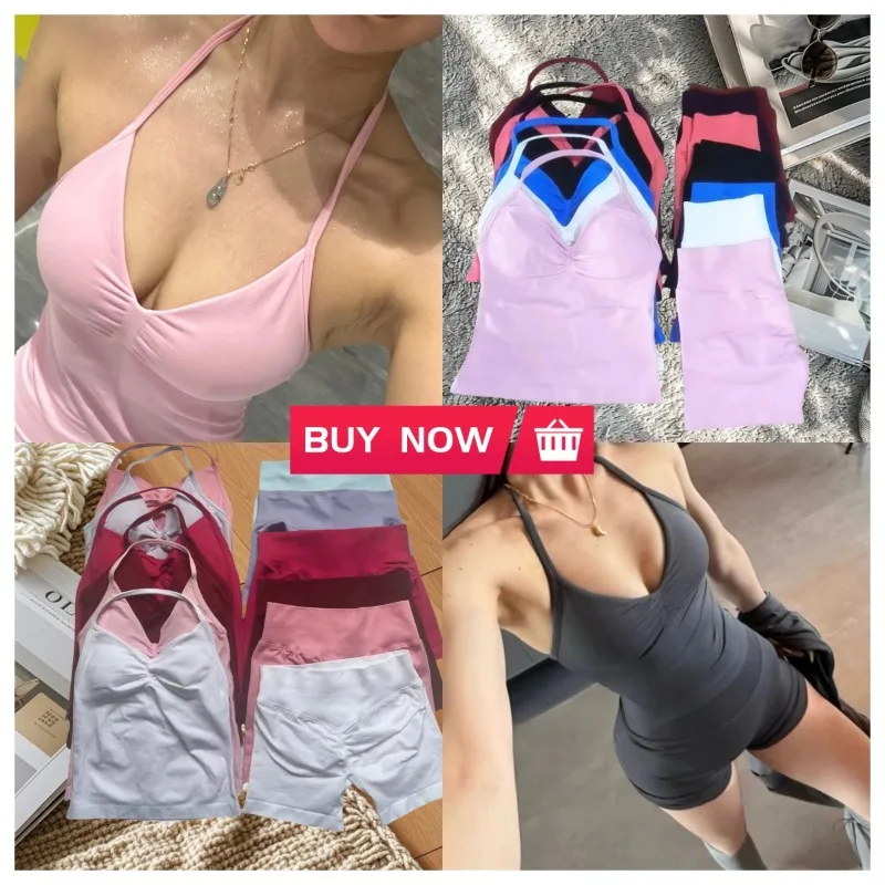 2025 Percentage Turn Back Rate V-neck Long Hanging Neck Top for Women Seamless Yoga Tight Fitting Backless Sports Breathable Set
2025 Percentage Turn Back Rate V-neck Long Hanging Neck Top for Women Seamless Yoga Tight Fitting Backless Sports Breathable Set