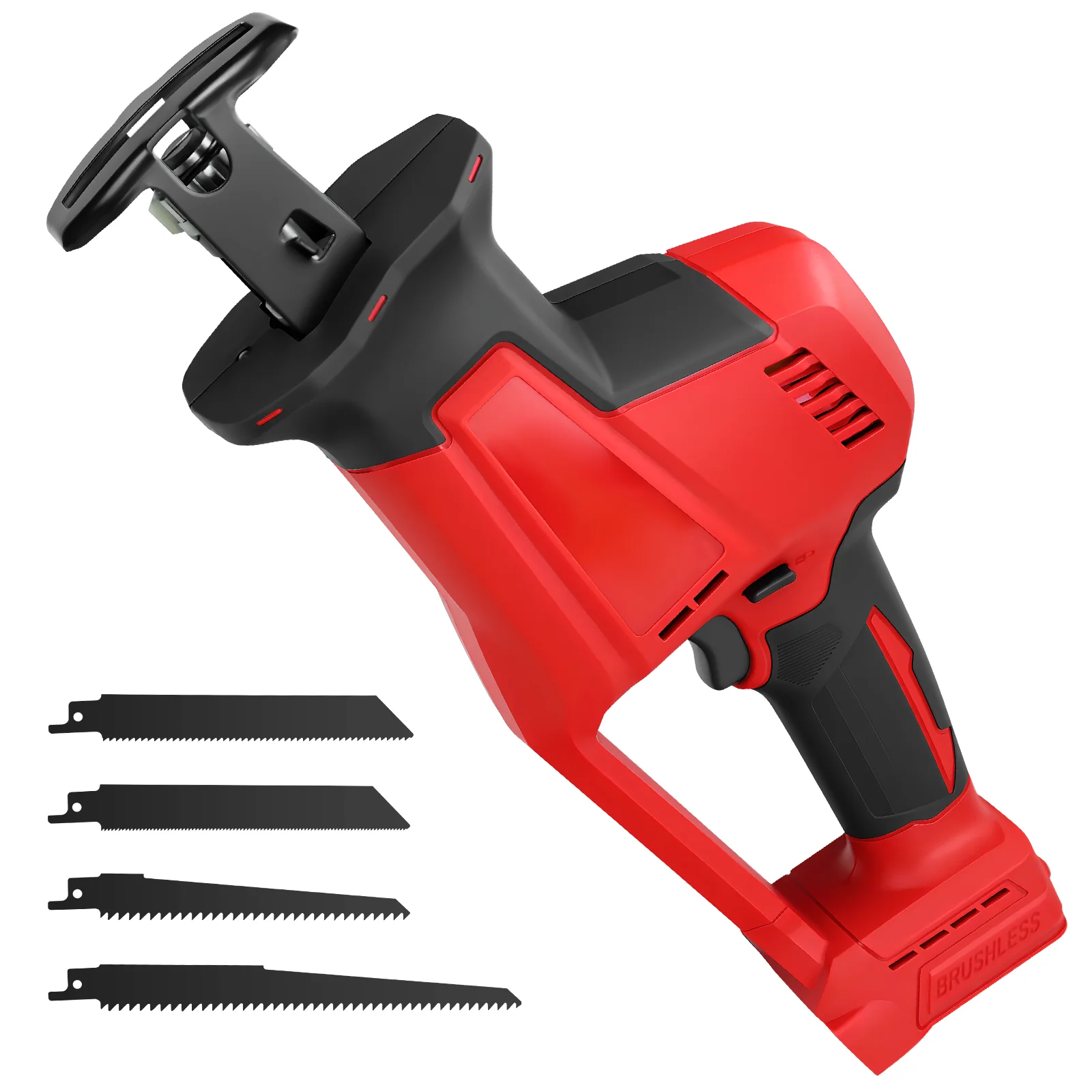 Brushless Reciprocating Saw 3100SPM Handheld Electric Saw Wood Metal Pipe Cutting Saber Saw for Milwaukee 18V Battery Pin
Brushless Reciprocating Saw 3100SPM Handheld Electric Saw Wood Metal Pipe Cutting Saber Saw for Milwaukee 18V Battery Pin