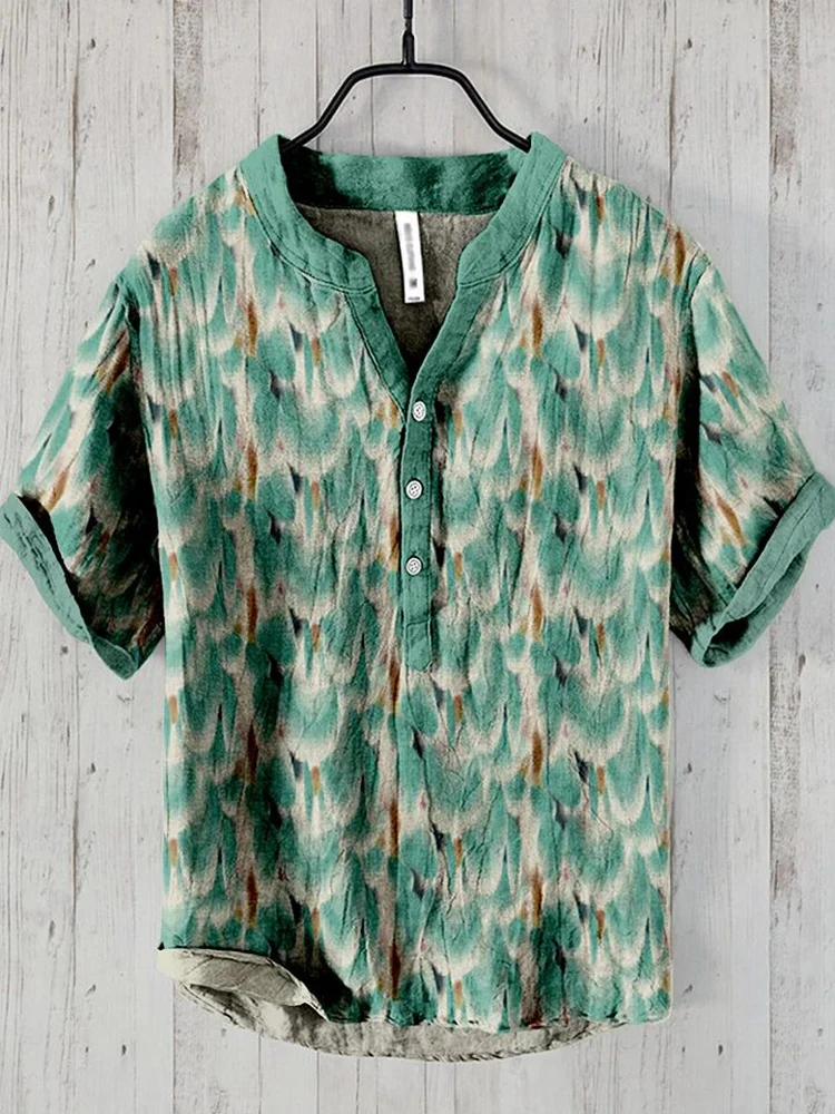 Wholesale of new European and American cross-border 3D digital printed loose and trendy short sleeved three button shirts
Wholesale of new European and American cross-border 3D digital printed loose and trendy short sleeved three button shirts