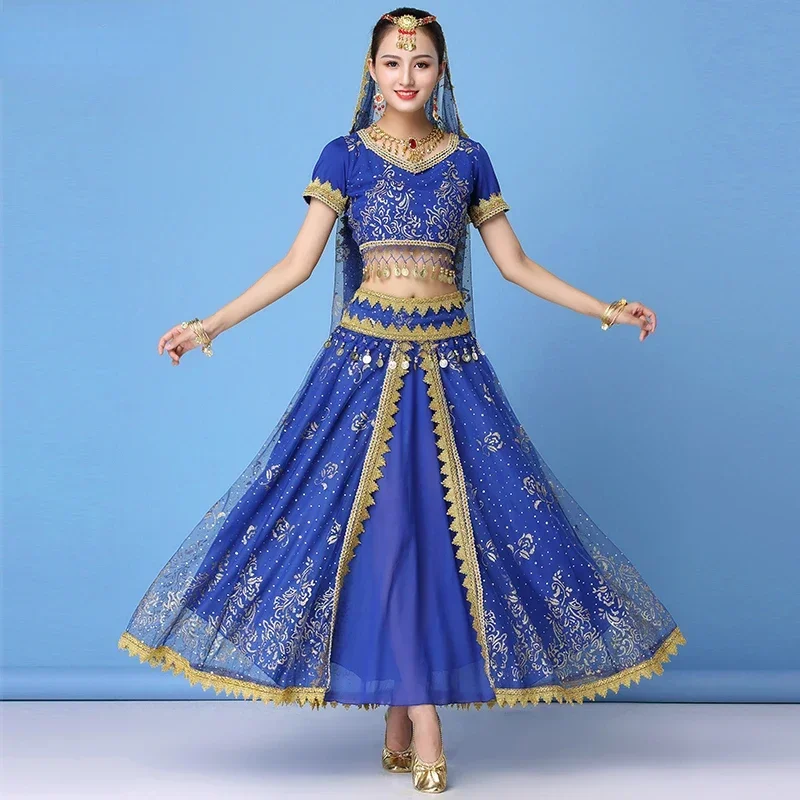 Professional Belly Dance Costume Sexy Bollywood Dancing Dress Female 4 Color Indian Dance Bellydance Girl Egypt Dance Costumes
Professional Belly Dance Costume Sexy Bollywood Dancing Dress Female 4 Color Indian Dance Bellydance Girl Egypt Dance Costumes