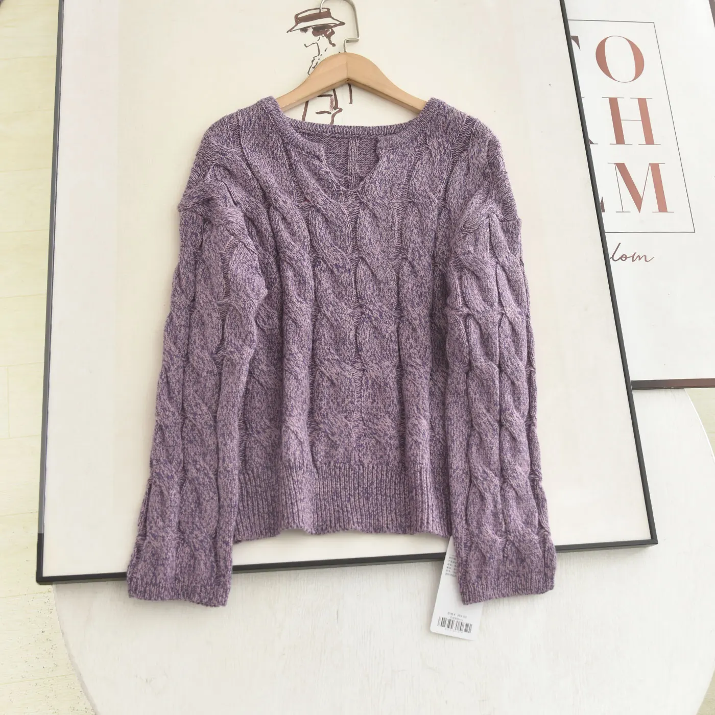 Фиолетовый вязаный свитер V-Ne, осенне-зимний модный женский длинный топ све, повседневный трикотаж, простой дизайн, вязаный irt
Фиолетовый вязаный свитер V-Ne, осенне-зимний модный женский длинный топ све, повседневный трикотаж, простой дизайн, вязаный irt