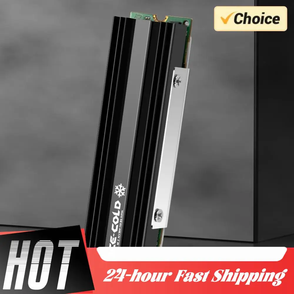 M.2 NGFF NVME 2280 SSD Heatsink with Silicone Thermal Pad SSD Radiator Heatsink Aluminum Alloy Cooling Cooler Radiator for PS5
M.2 NGFF NVME 2280 SSD Heatsink with Silicone Thermal Pad SSD Radiator Heatsink Aluminum Alloy Cooling Cooler Radiator for PS5