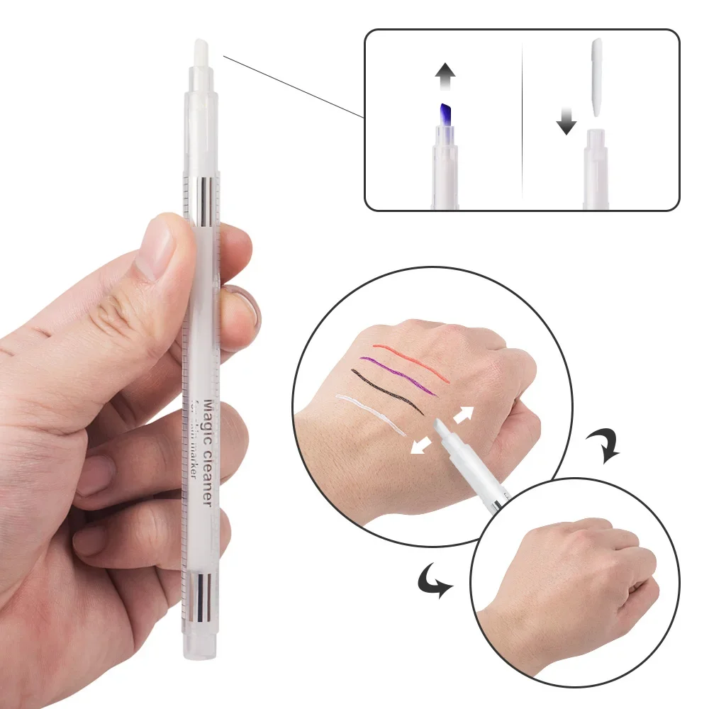 Surgical Skin Marker Pen Tattoo Skin Marker Measure Measuring Ruler Microblading Tattoo Set Eyebrow Skin Marker Pen Kit 1 Bag
Surgical Skin Marker Pen Tattoo Skin Marker Measure Measuring Ruler Microblading Tattoo Set Eyebrow Skin Marker Pen Kit 1 Bag