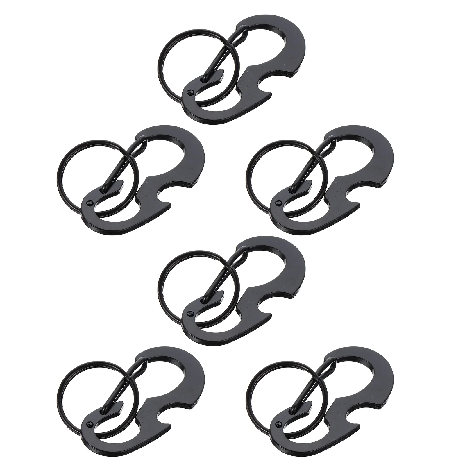 6pcs D Shaped Carabiner Keychain Stainless Steel Climbing Hiking Bottle Opener Metal Keyring Practical Outdoor Tools
6pcs D Shaped Carabiner Keychain Stainless Steel Climbing Hiking Bottle Opener Metal Keyring Practical Outdoor Tools
