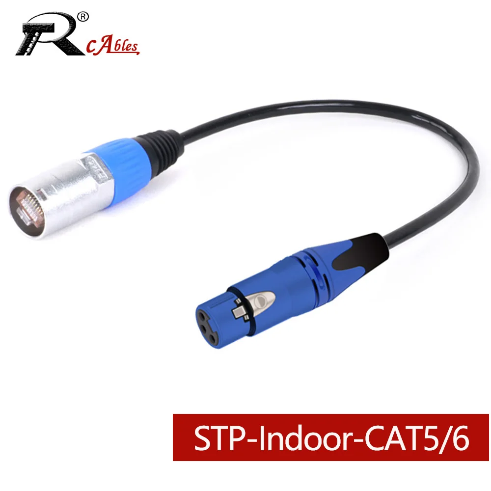 Cat5/5e/6 Ethernet Cable,3Pin XLR Female to STP RJ45 Male Plug Shielded Network Internet Extension Cable for Amplifiers,Mixers
Cat5/5e/6 Ethernet Cable,3Pin XLR Female to STP RJ45 Male Plug Shielded Network Internet Extension Cable for Amplifiers,Mixers
