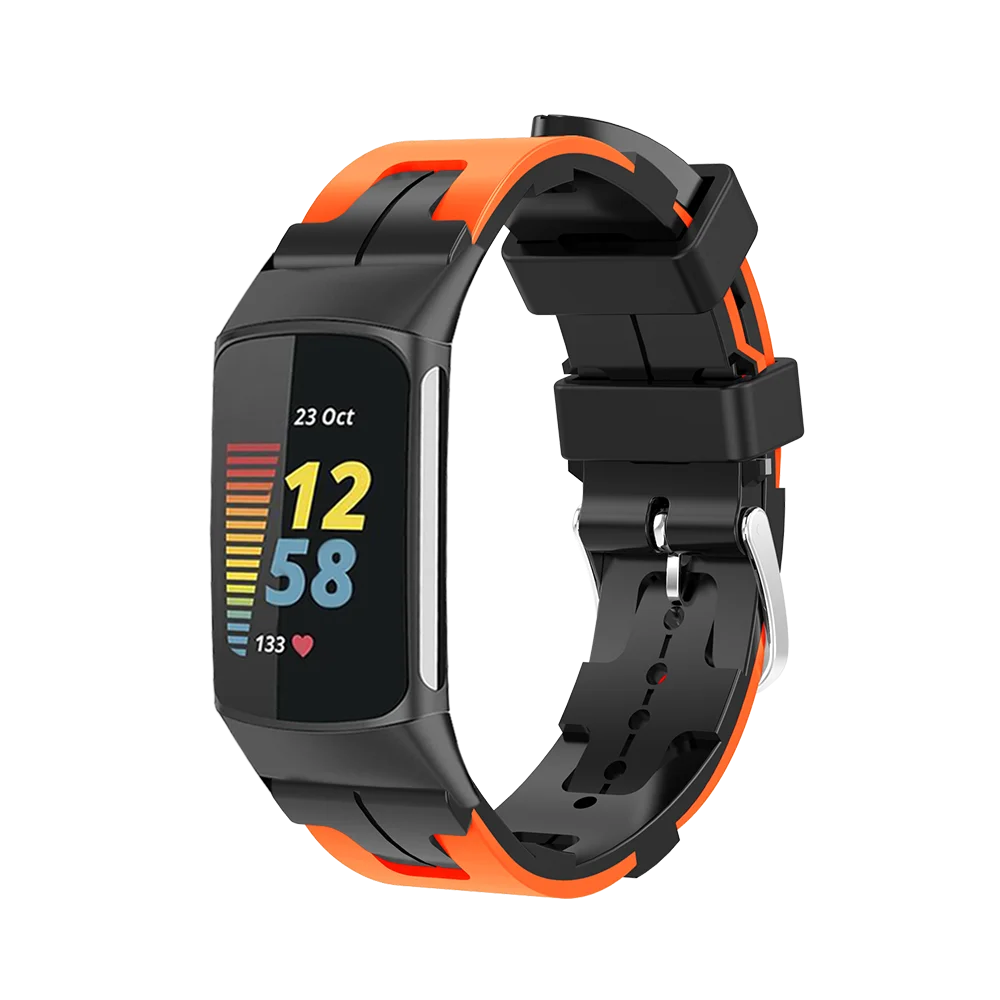 Silicone Watch Strap For Fitbit charge3 charge4 charge5 Smart Watch Band Two-colors Woven Pattern Quick Release Soft Man Woman
Silicone Watch Strap For Fitbit charge3 charge4 charge5 Smart Watch Band Two-colors Woven Pattern Quick Release Soft Man Woman