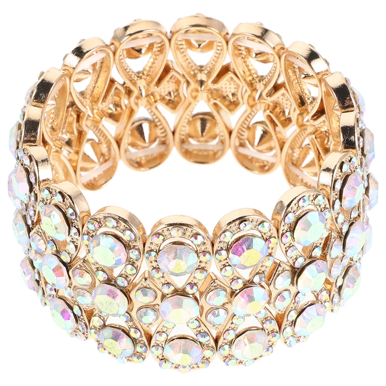 Luxurious Rhinestone Bangle Bracelet For Women Shiny Elastic Wrist Jewelry Bridal Wedding Party Prom Accessory Sparkly Cuff
Luxurious Rhinestone Bangle Bracelet For Women Shiny Elastic Wrist Jewelry Bridal Wedding Party Prom Accessory Sparkly Cuff