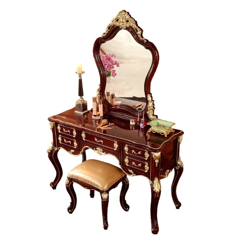 European solid wood dresser, bedroom luxury high-end European and American dressing cabinet, princess oak carving
European solid wood dresser, bedroom luxury high-end European and American dressing cabinet, princess oak carving